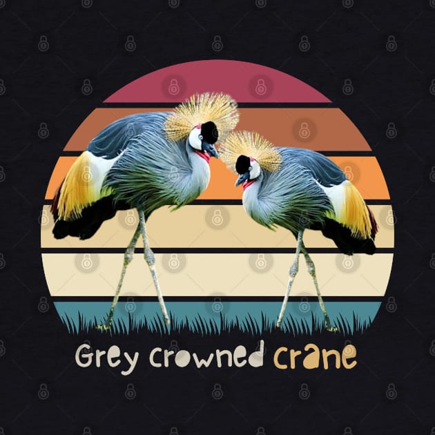 Grey crowned crane by TRACHLUIM